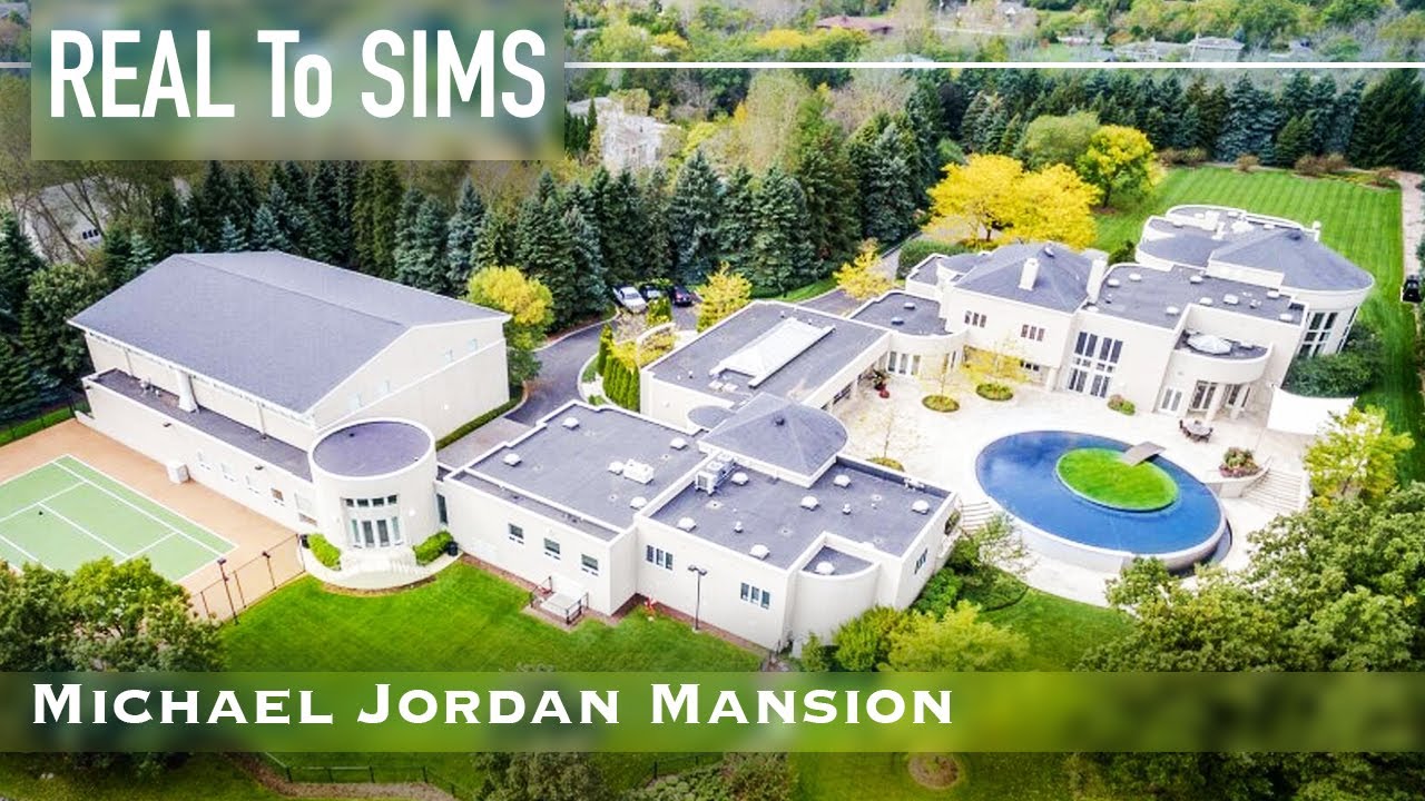 I Turned Michael Jordan's $29M Home Into a Wabi-Sabi Mansion (No CC) | Celebrity Mansion |