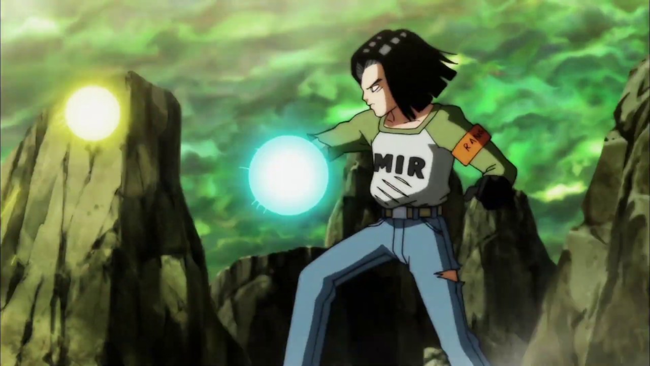 Dragon Ball Super - Android 17 & 18 vs Ribrianne & Rozie (No Music)