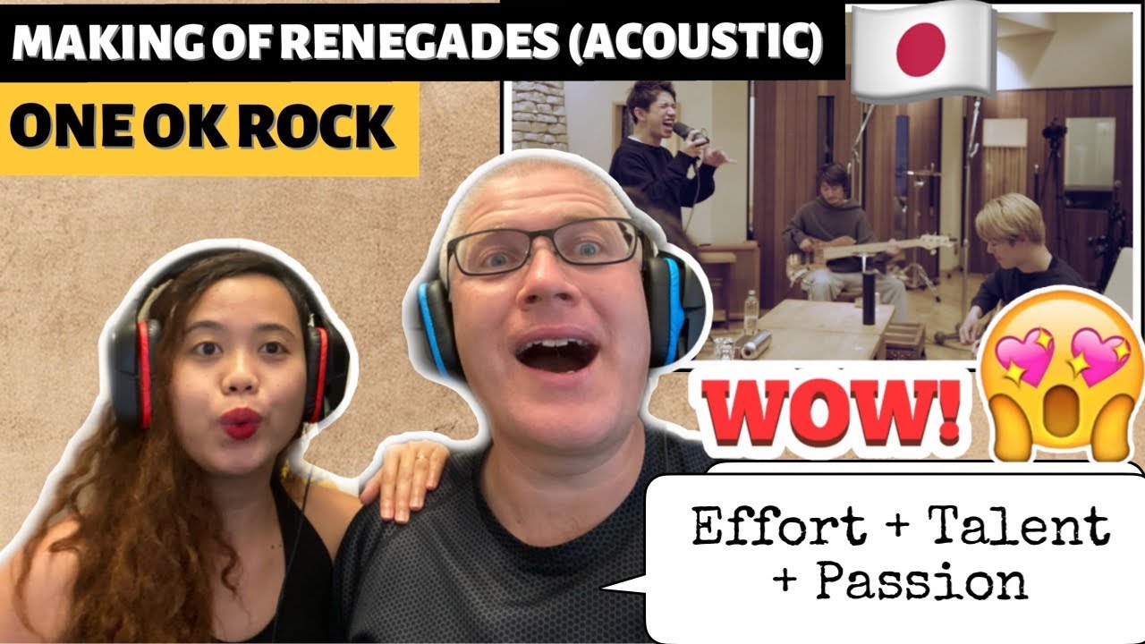 ONE OK ROCK - MAKING OF RENEGADES (ACOUSTIC) | REACTION! WE CAN'T WAIT FOR THIS!🇯🇵