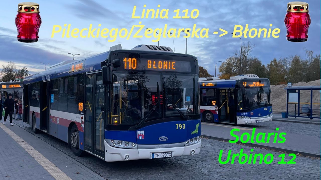 Bydgoszcz - Linia 110 Pileckiego/Żeglarska -) Błonie / LINIA CMENTARNA /