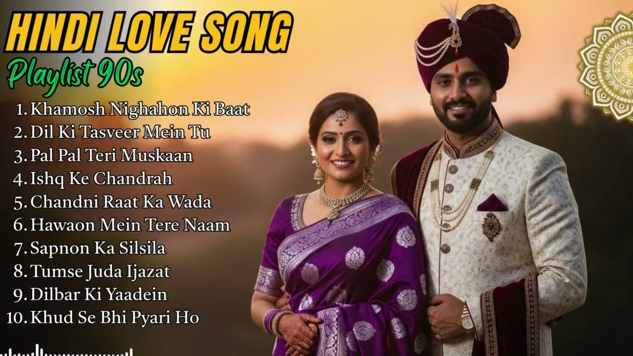 Golden Era of Bollywood Love Songs 🎶 | 90s Hindi Romantic Classics
