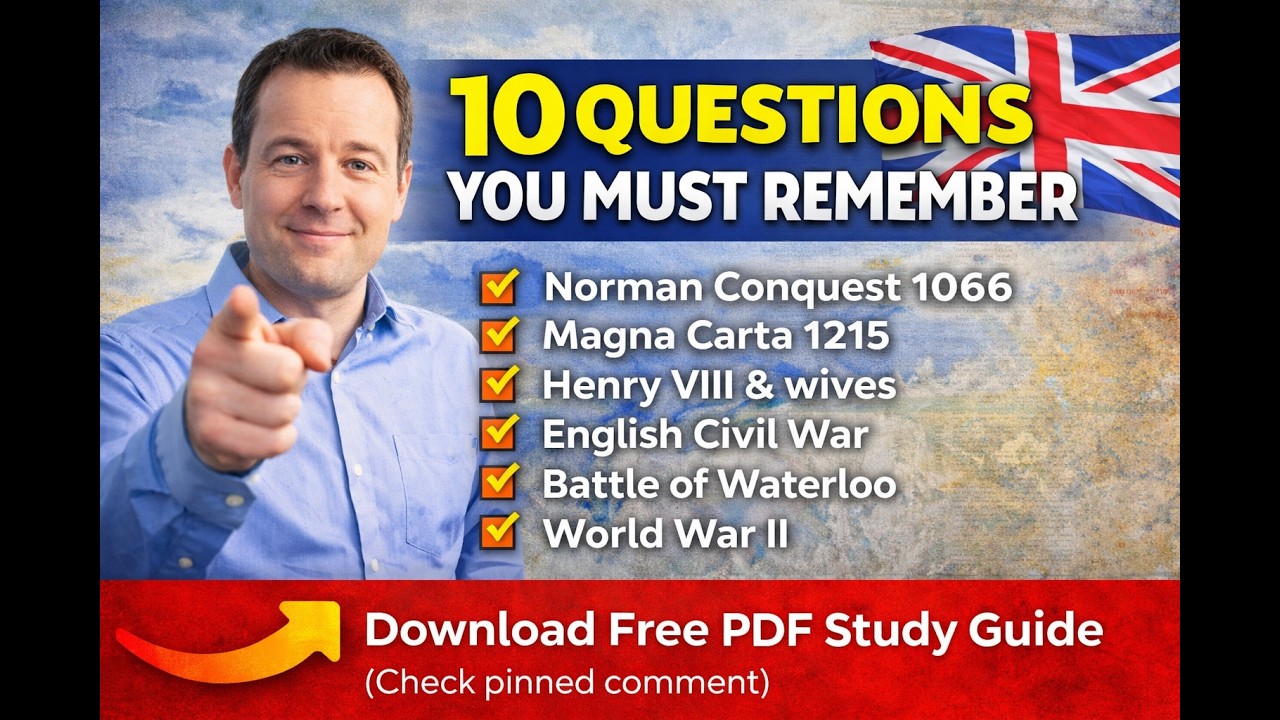 Last Week Before Your Life in the UK Test — 10 Questions You MUST Remember