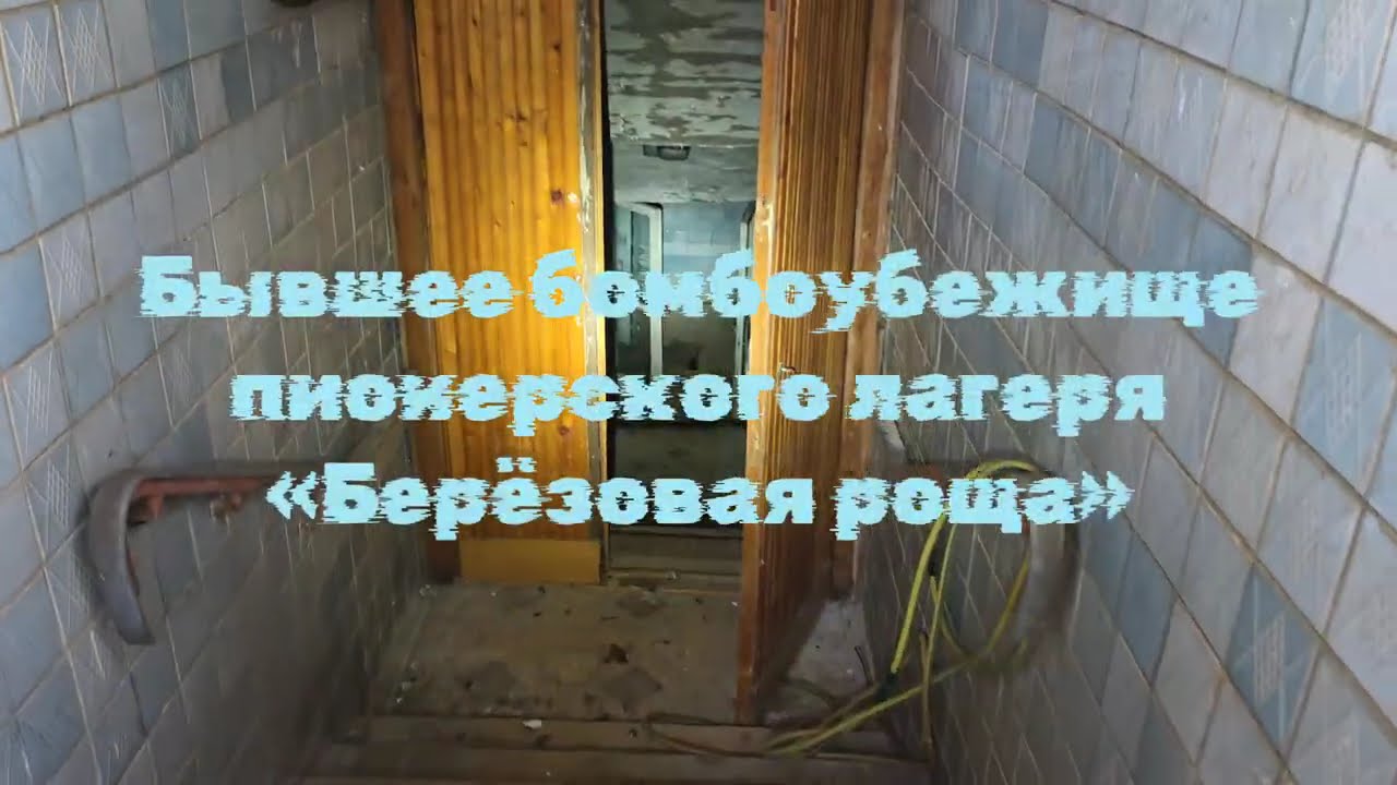 Бывшее бомбоубежище пионерского лагеря «Берёзовая роща»