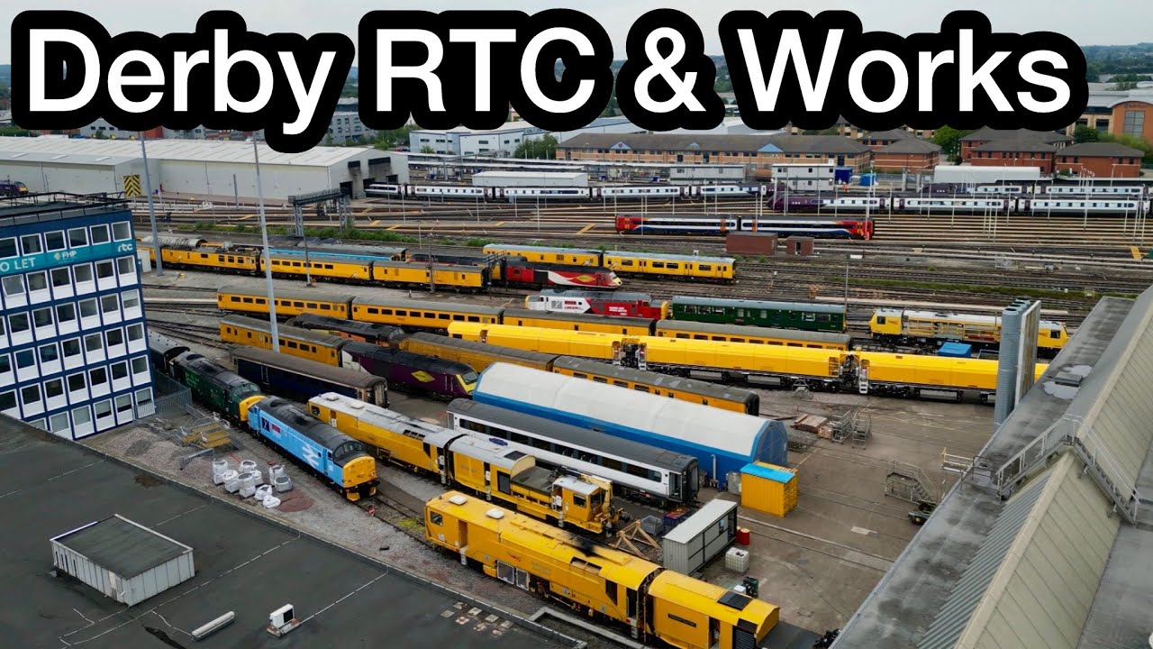 360° Aerial Views of DERBY RTC & WORKS Including the Early Arrivals for The GREATEST GATHERING..!
