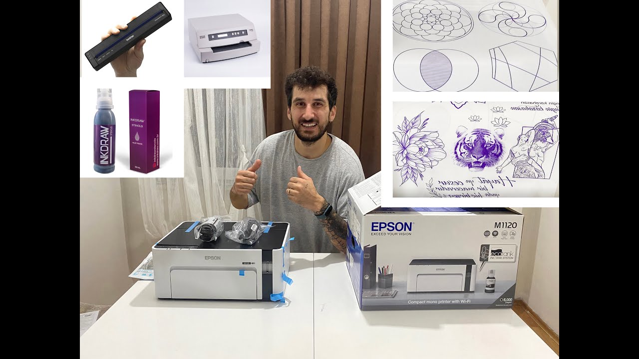 Epson M1120 Tattoo Transfer Makinesi
