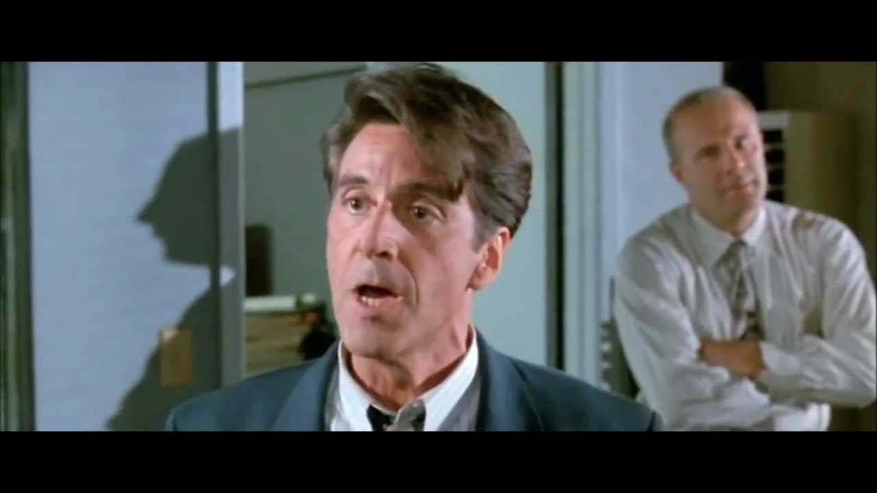 Al Pacino tells it how it is (Glengarry Glen Ross)
