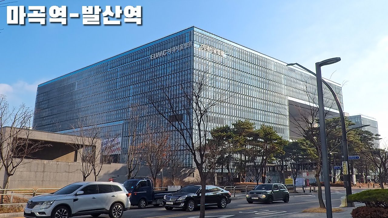 마곡역–발산역 걷기 / Walking from Magok Station to Balsan Station (Seoul, Korea) 4K