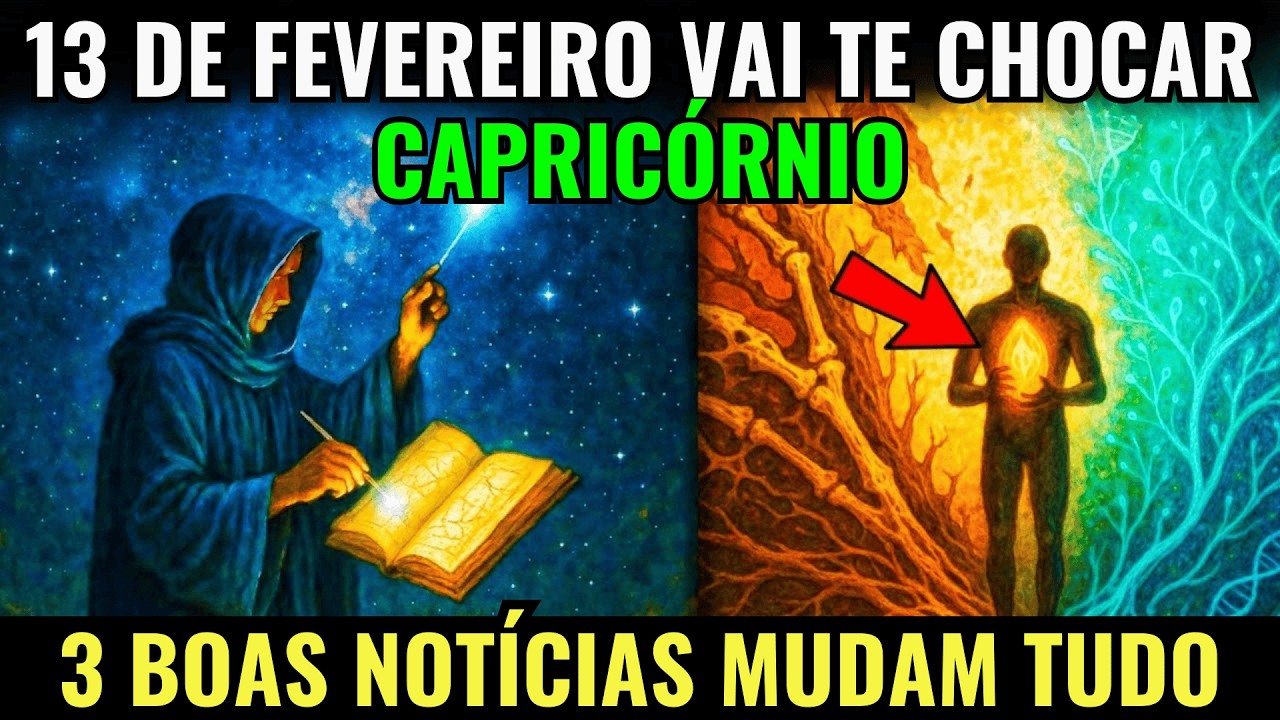 Capricórnio ♑: 3 Notícias Incríveis – 13 de fevereiro de 2026!