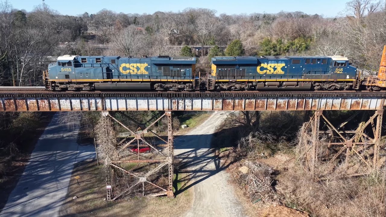 CSX Stacks at the Trestle, NS 154, NS Stacks and Another Look at the CP MOW