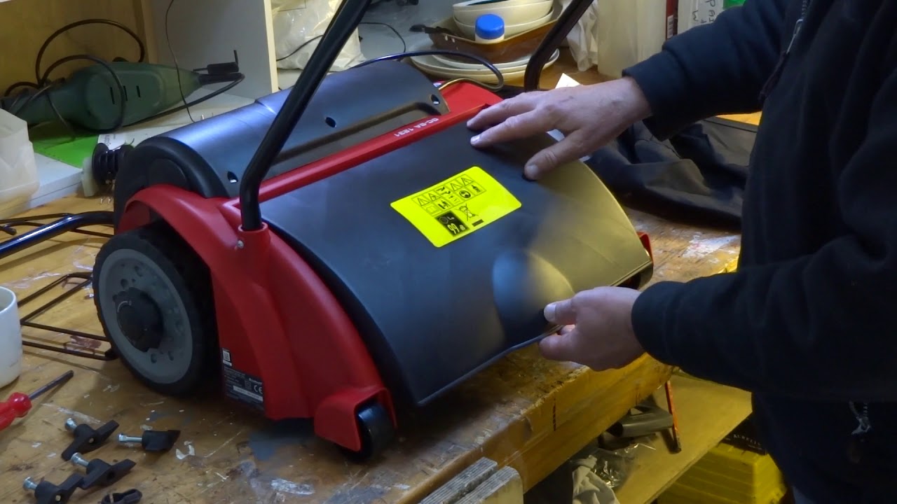 einhell scarifier unboxing
