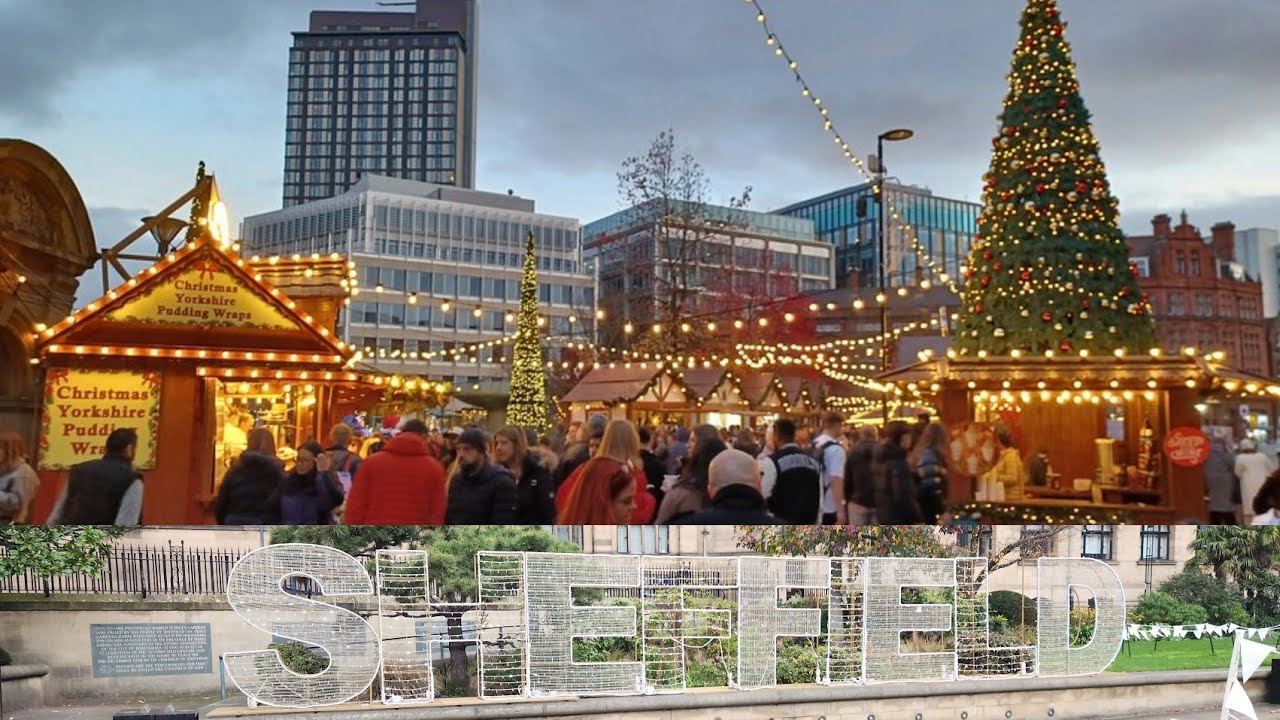 Sheffield Christmas market full tour 2025