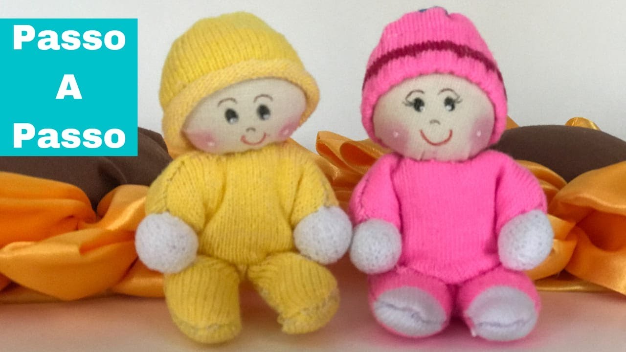 Boneca de Meia / Como Fazer Boneca de Meia F&aacute;cil