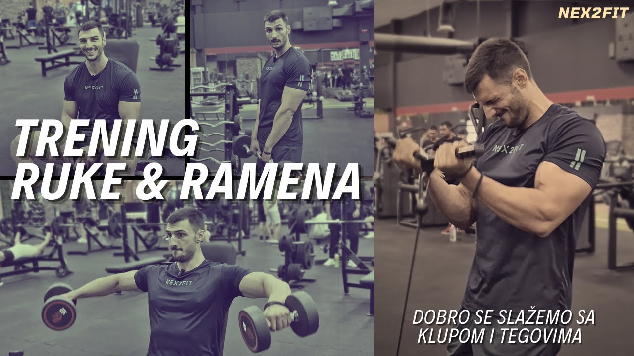 Trening ruke i ramena - NEX2FIT majice kao nov prozvod, daju 5% bonus snage