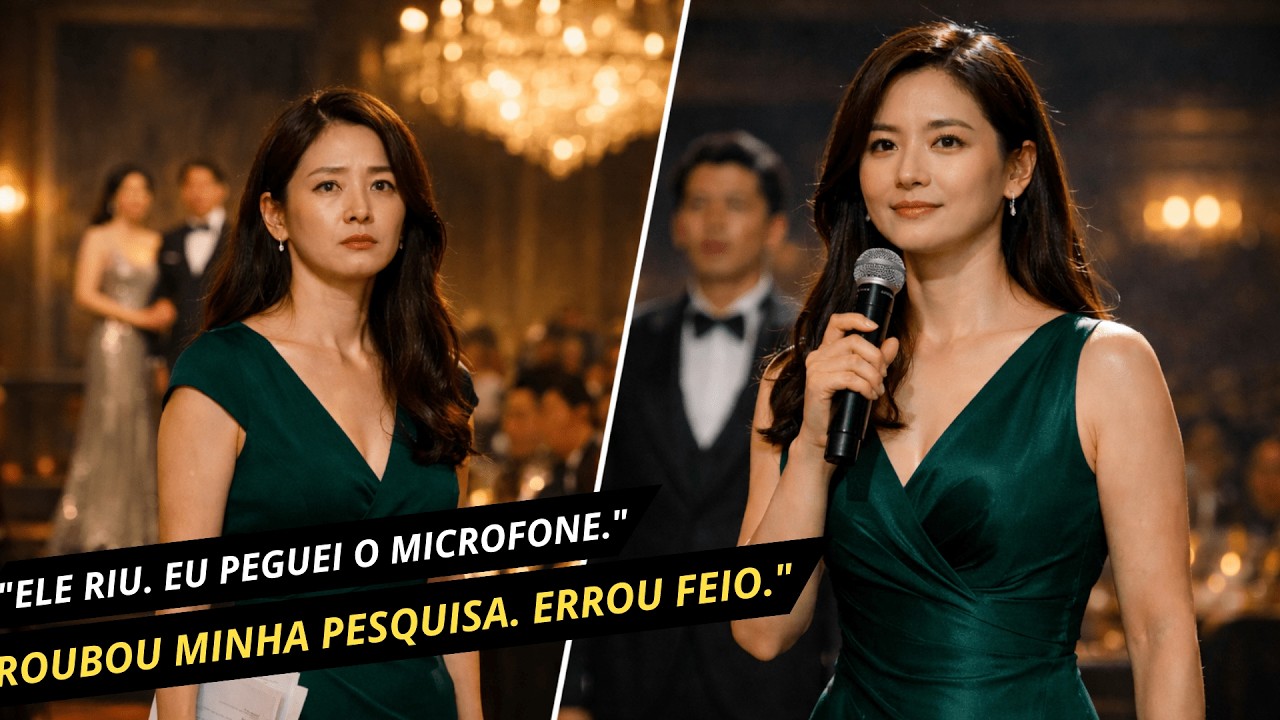 MEU MARIDO ROUBOU MINHA PESQUISA E ME DEU O DIVÓRCIO EM PÚBLICO… ELE NÃO ESPERAVA O QUE FIZ!!