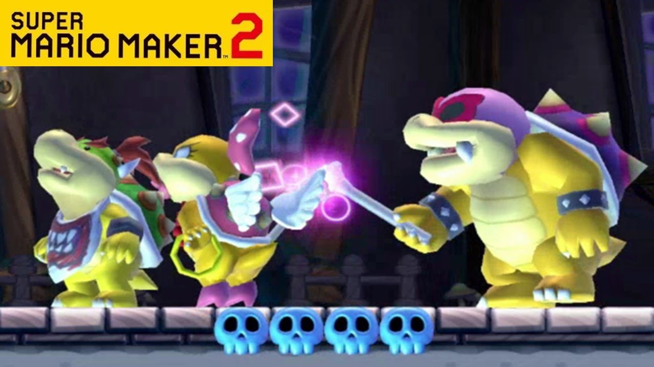 SUPER MARIO MAKER 2 - KOOPALINGS BOSS RUSH & AUTO LEVEL STAGES [Nintendo Switch]