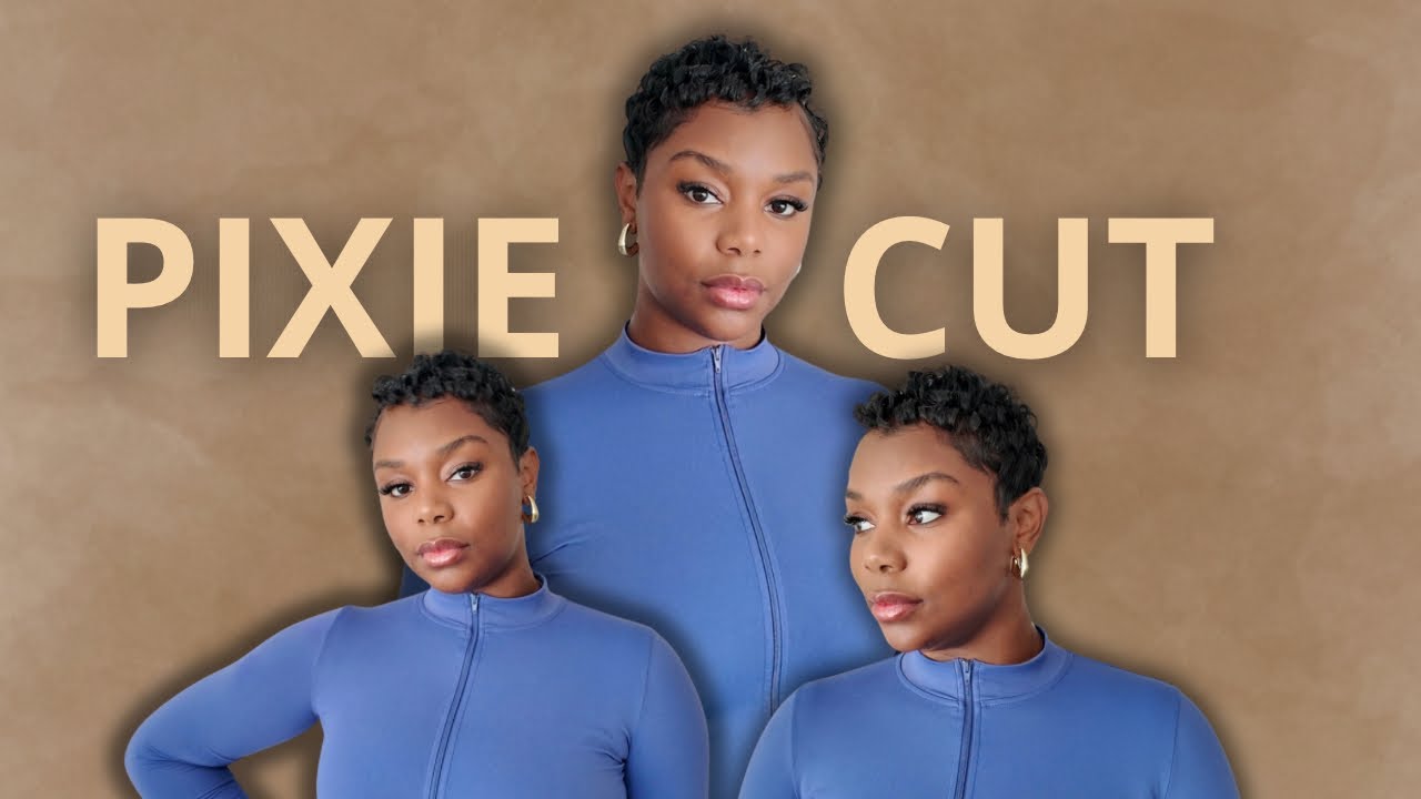 Ma routine pour entretenir et coiffer ma Pixie Cut #pixiehaircut  #hairtutorial #viralvideo 