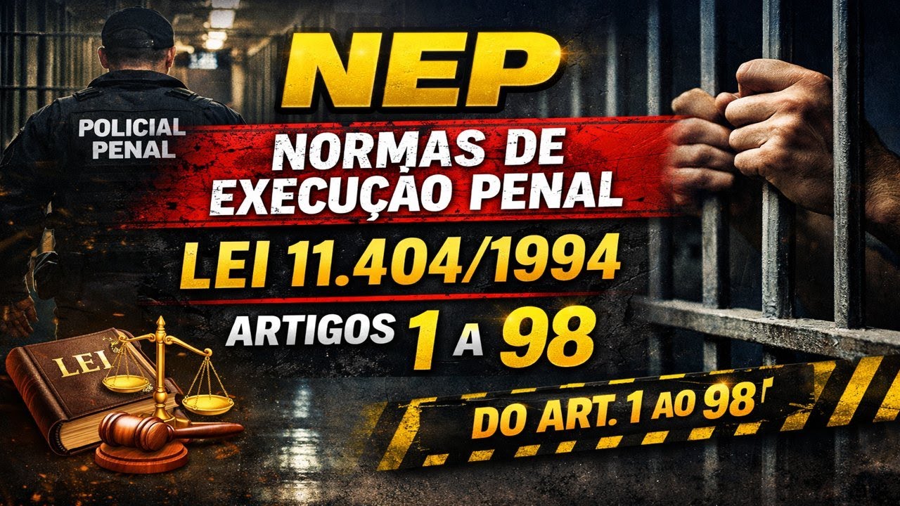 NEP   Normas de Execução Penal   LEI 11 404 1994