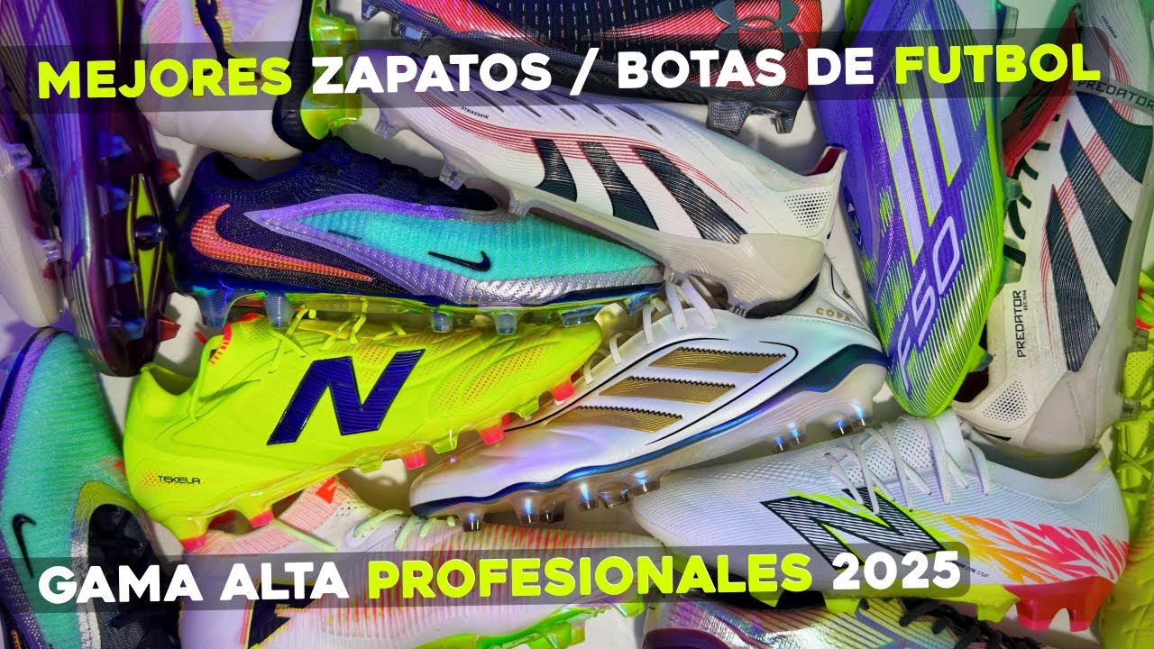 Los MEJORES zapatos / botas de FÚTBOL de 2025 | “Gama Alta PROFESIONALES” 