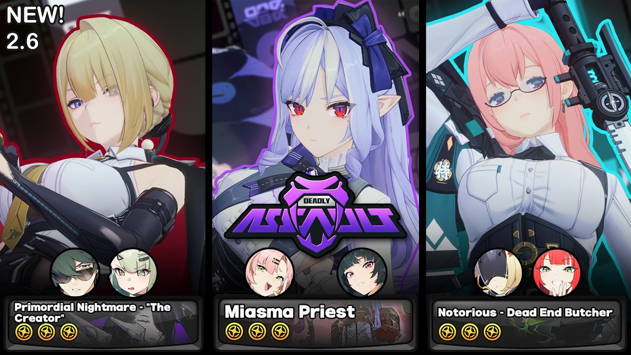 НОВИНКА Deadly Assault / Evelyn x Sunna, MONO Ether, Yanagi x Trigger / Zenless Zone Zero 2.6
