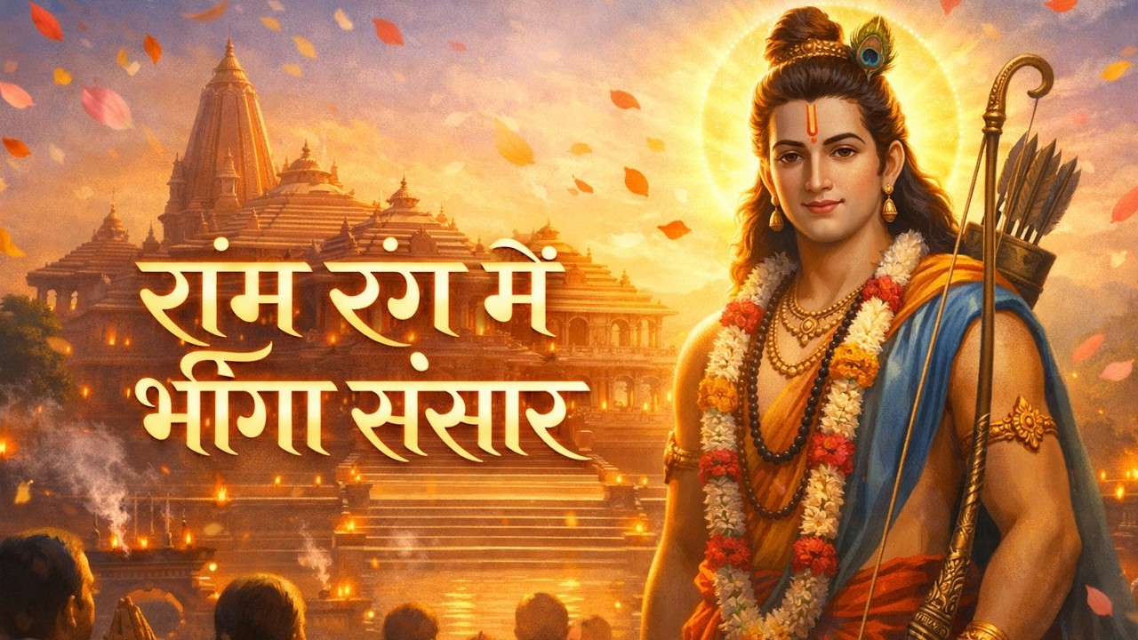 रंग बरसे राम के अंगना | Ayodhya Special Ram Bhajan | Jai Shri Ram