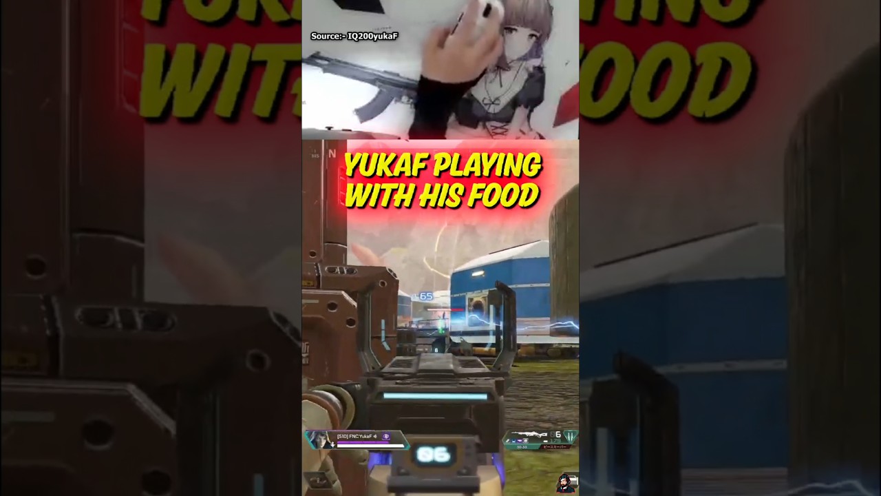 YukaF Playing with his FOOD in ALGS Scrims | APex legends 
