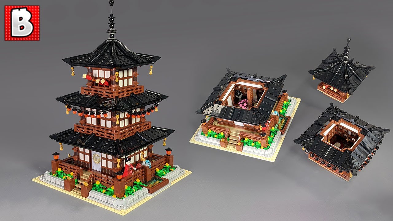 Serene Lego City Pagoda