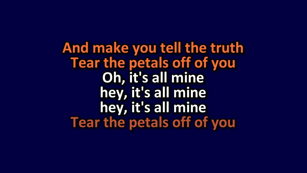 Hole - Petals - Karaoke Instrumental Lyrics - ObsKure
