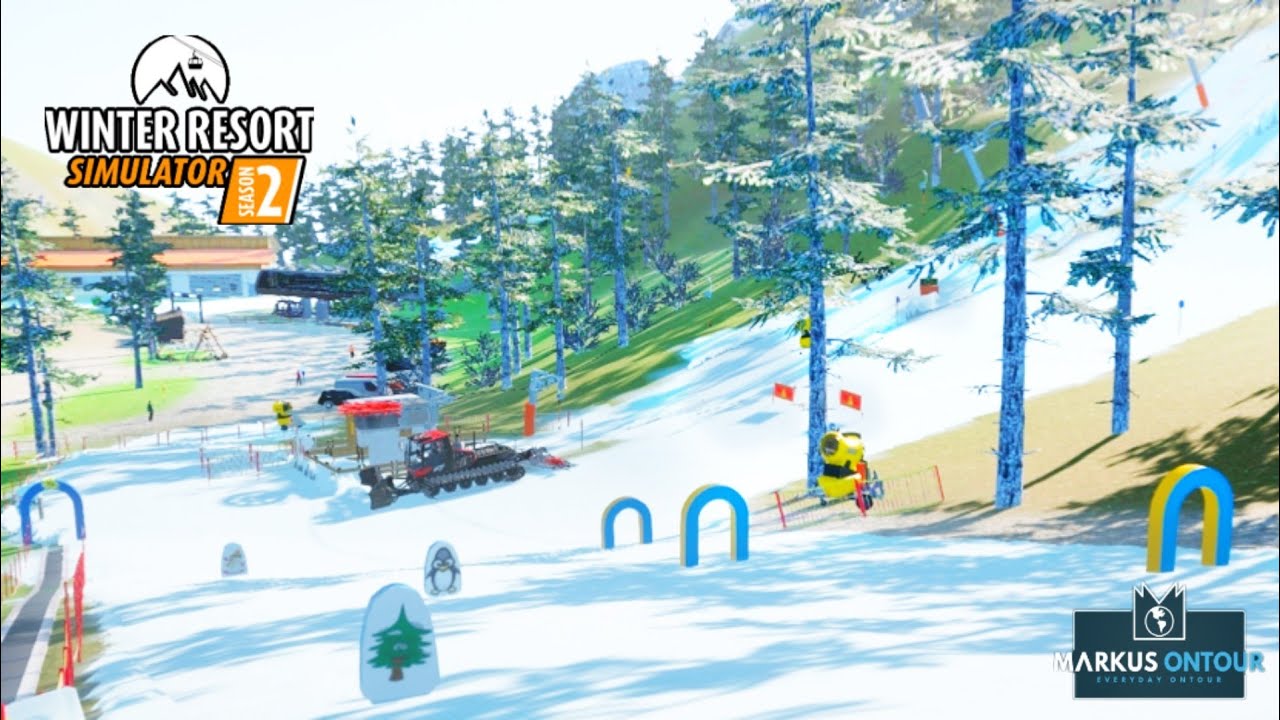 Winter Resort Simulator Season 2 | Wallnitz | #4 Die ersten Pisten können öffnen