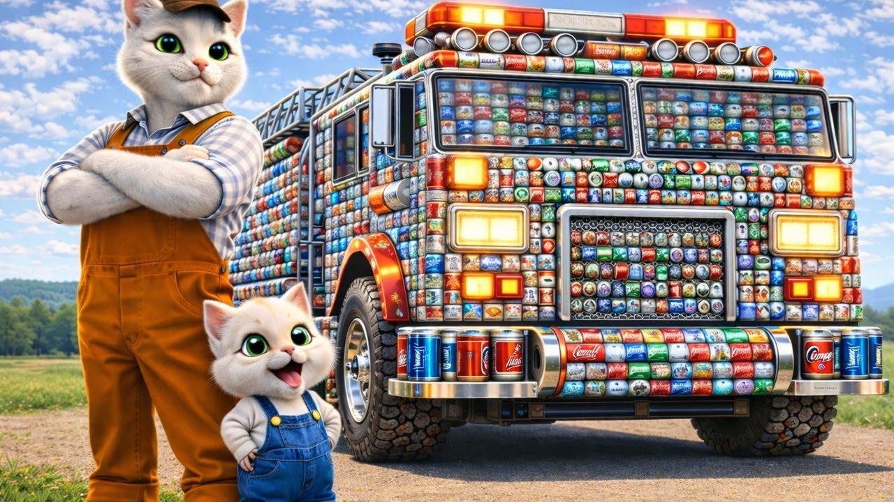 🧯🐱The Kitten's Dream Fire Truck Was Crushed — But the Upgrade Was Insane | Ai Cat Story