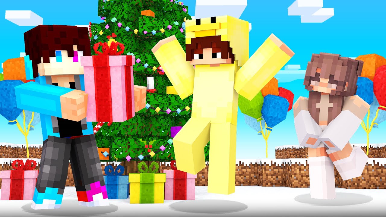 KERSTCADEAU KOPEN Voor BESTE VRIEND In MINECRAFT! (Survival)