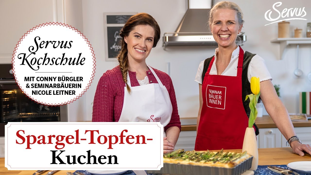Spargel-Topfenkuchen