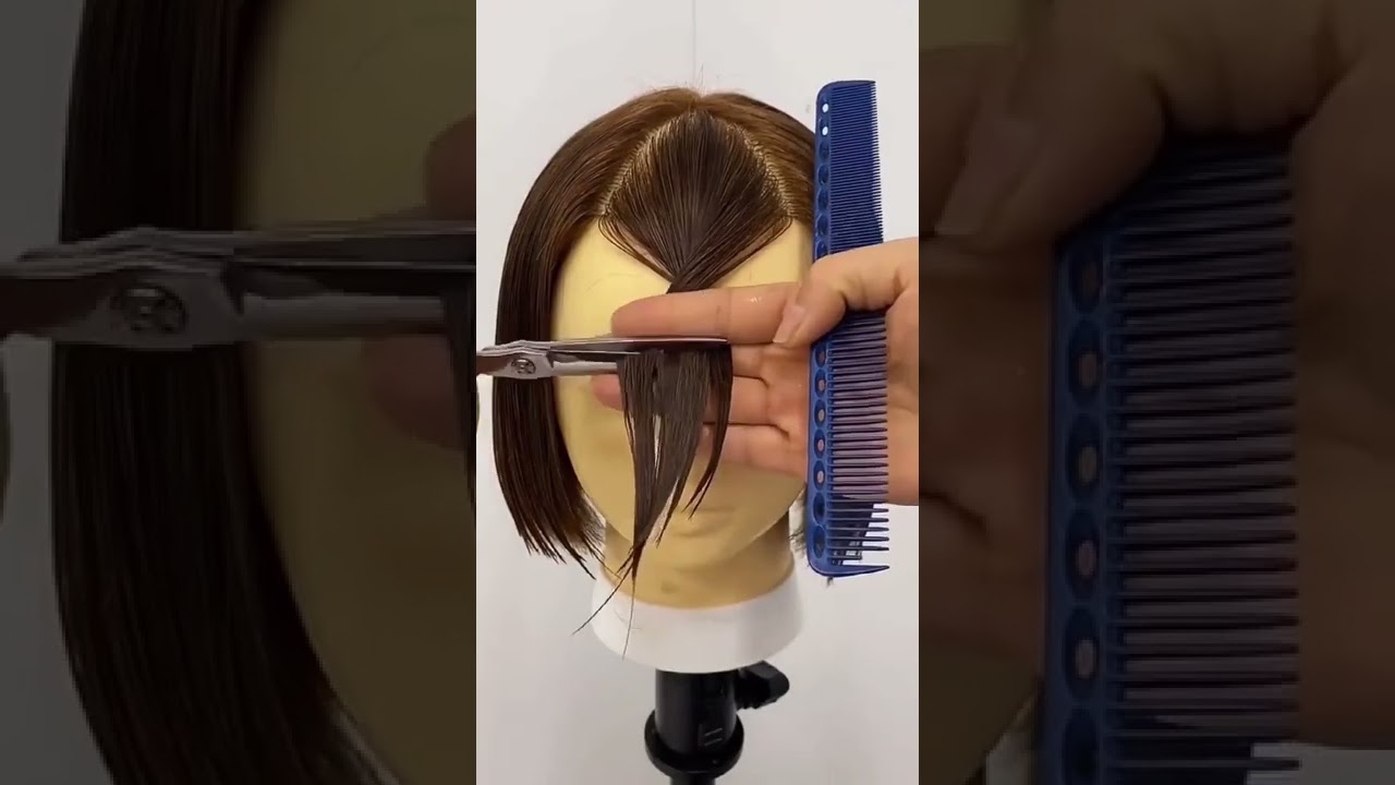 طريقة قص الغره 💇&zwj;♀️