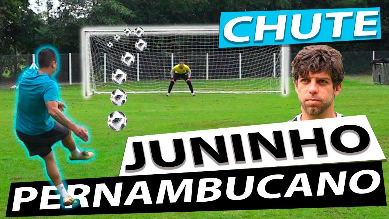 APRENDA O CHUTE DO JUNINHO PERNAMBUCANO - A MELHOR BATIDA (Lances efetivos de futebol) {BZK}