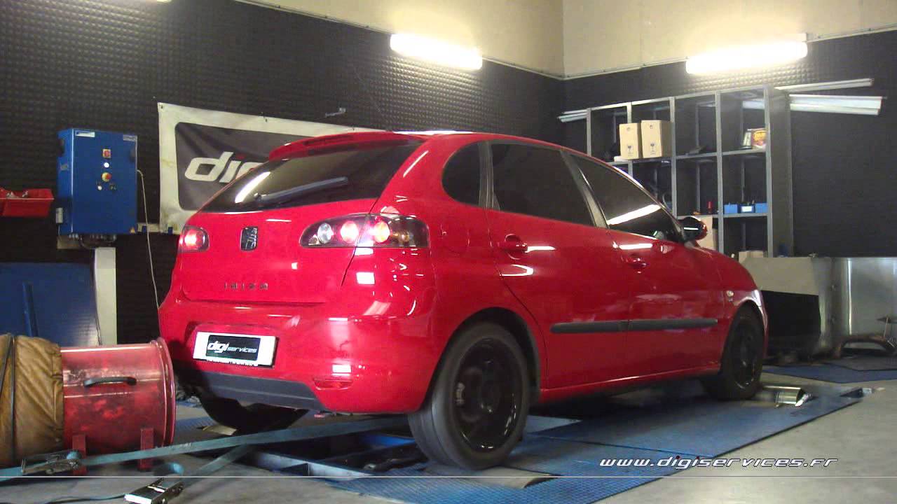 Reprogrammation Moteur Seat Ibiza 1.9 tdi 100cv @ 142cv Dyno Digiservices Paris