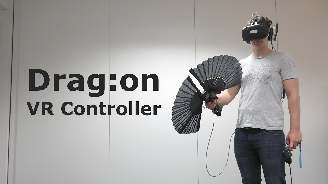 Drag:on - A VR Controller Providing Haptic Feedback Based on Drag and Weight Shift (ACM CHI 2019)