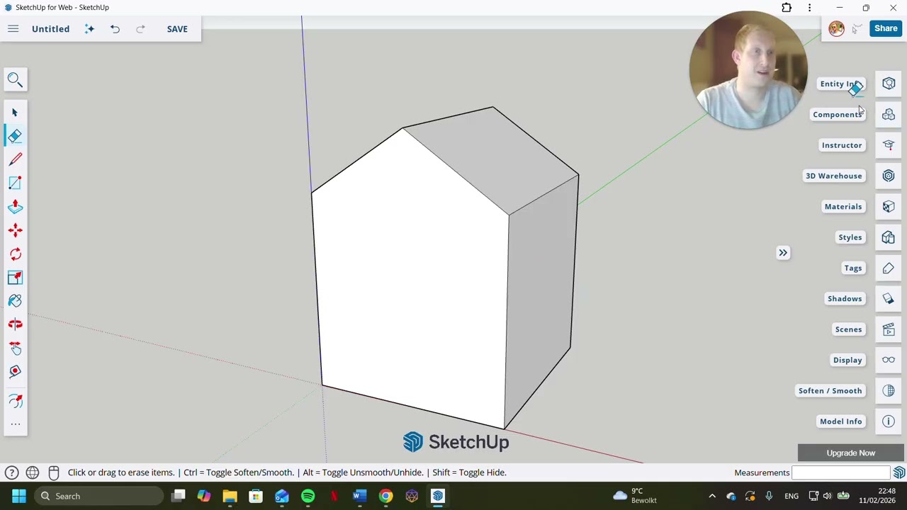 Introductie tot Sketchup  Basisprincipes van 3D tekenen