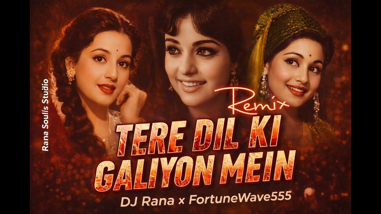 Tere Dil Ki Galiyon Mein | Old Is Gold Retro Sad Romantic Song 2026 | DJ Rana x FortuneWave555