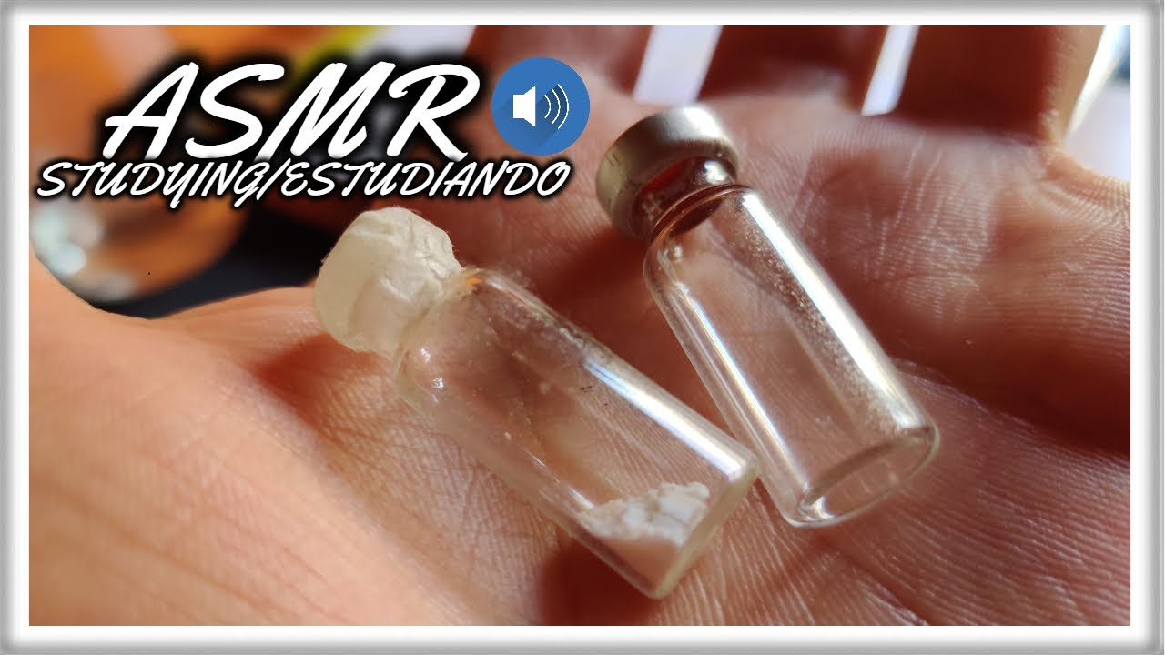 ASMR 🤯 | Estudiando Materiales 🧠✅ Studying Materials 🧠✅ | AMSR | Study with me | Estudia conmigo