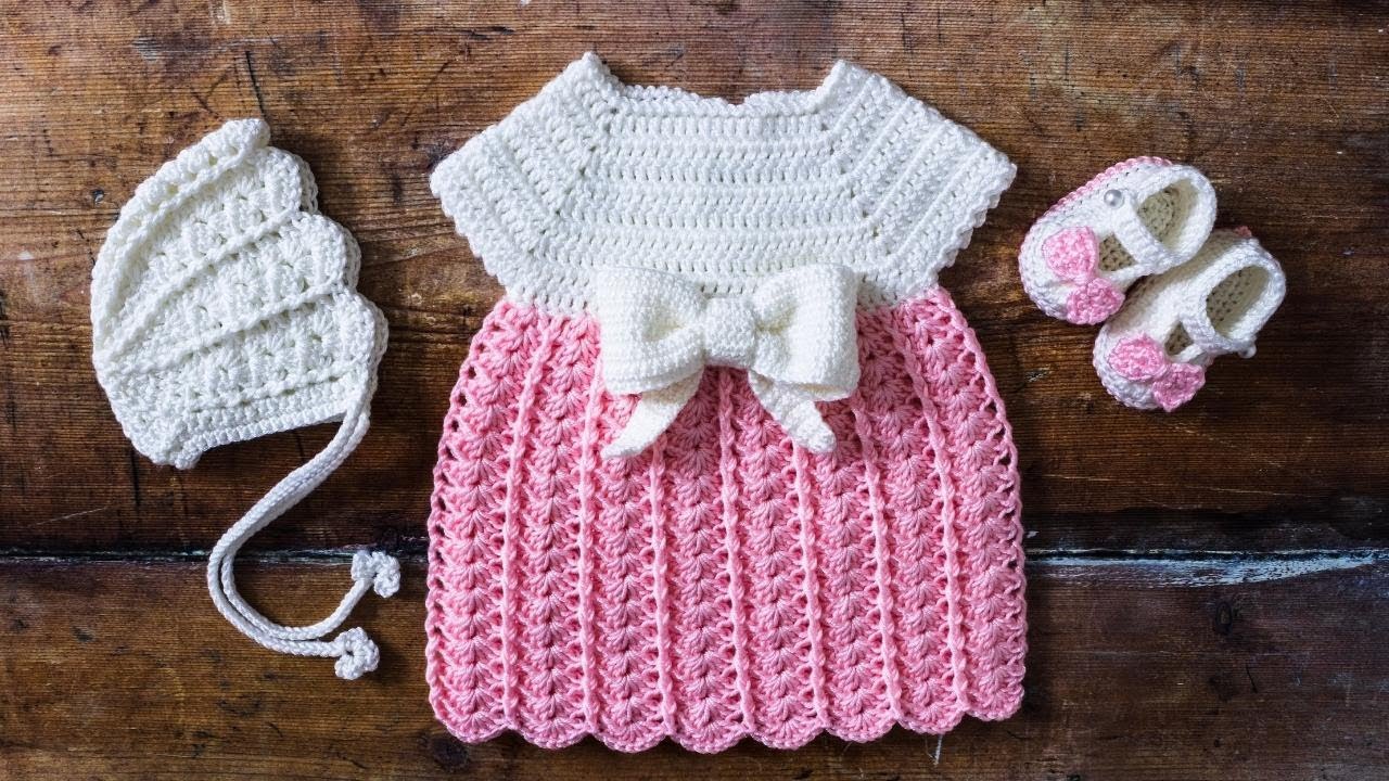 🎀Легкое детское платье крючком 😍(Также подходит для начинающих!)