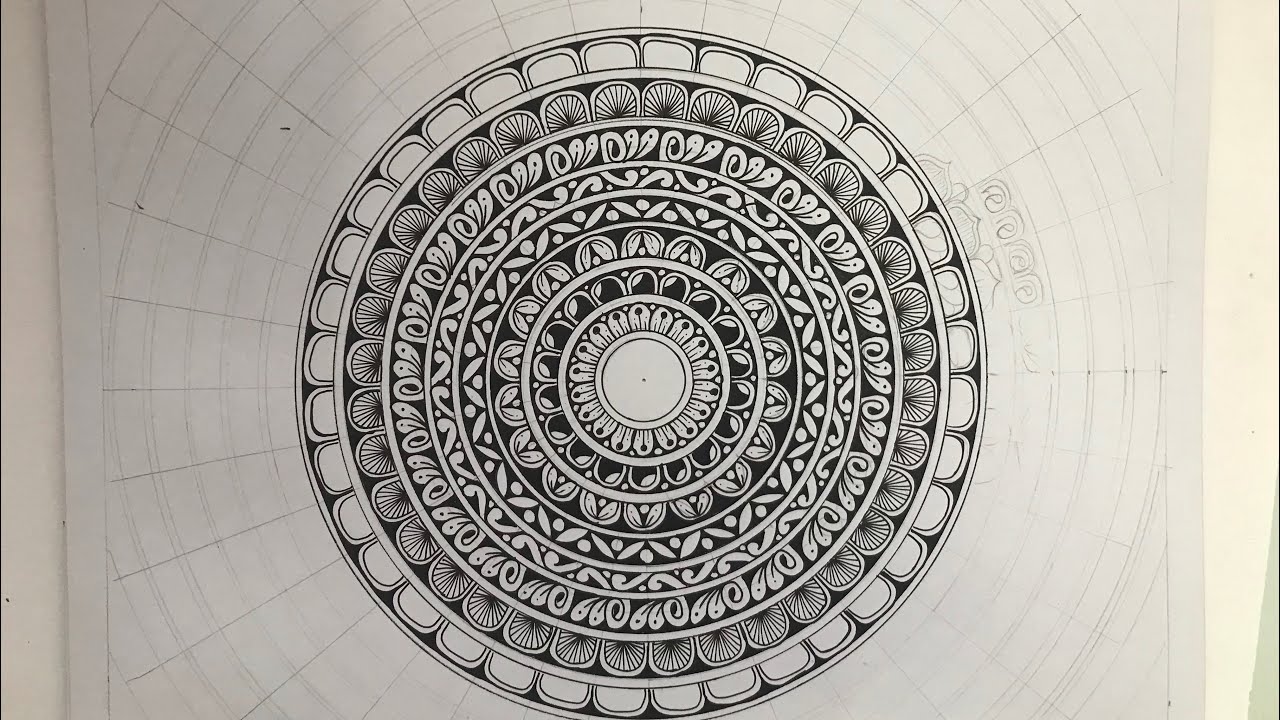 Mandala Art #howtodraw #mandalapatterns #drawing