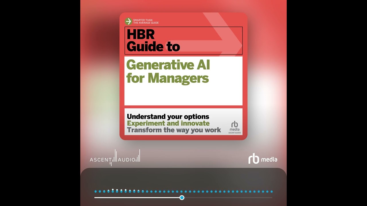Audiobook Sample: HBR Guide to Generative AI for Managers
