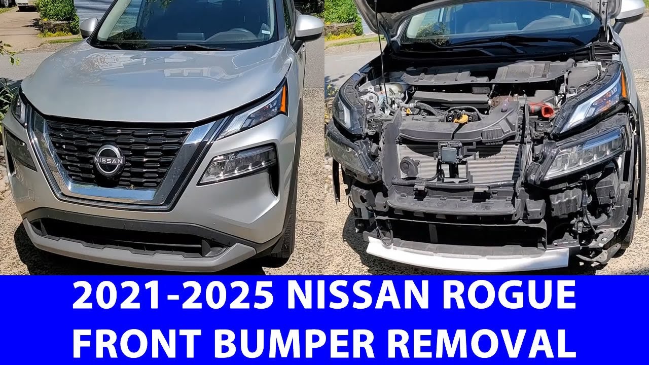 How To Remove 2021-2025 Nissan Rogue Front Bumper