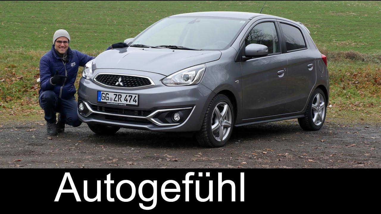 Mitsubishi Space Star/Mirage Facelift FULL REVIEW test driven 2017 - Autogefühl