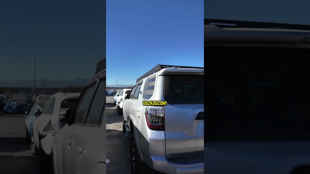 Toyota 4Runner znaleziona na placu Copart! Daj znać czy to dobra teren&oacute;wka! 👇🚘