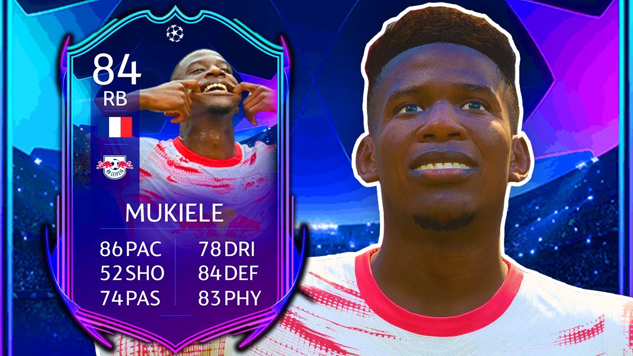 RTTK MUKIELE REVIEW! 84 ROAD TO THE KNOCKOUTS MUKIELE PLAYER REVIEW FIFA 22