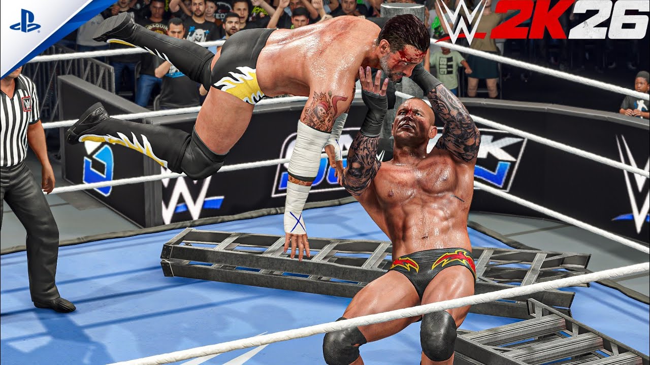 WWE 2K26 - CM Punk vs Randy Orton - Extreme Rules Match | PS5 Pro [4K60] #wwe2k26 #wwe #cmpunk 