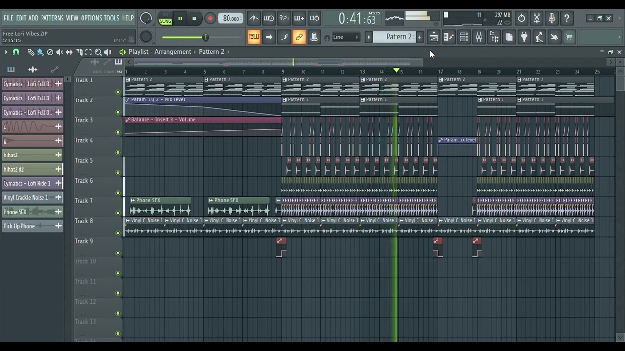 [#3 FREE FLP DOWNLOAD]👇🏻LoFi Vibes Ambiance, Relaxing, Mountain Rain, Night Sound, Chill Vibes