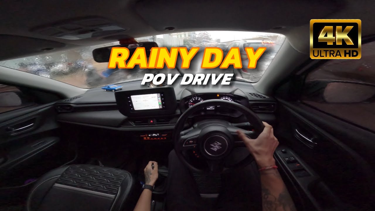 HEAVY RAIN POV DRIVE | SWIFT | CUTTING THROUGH TRAFFIC@morinautovlogs 