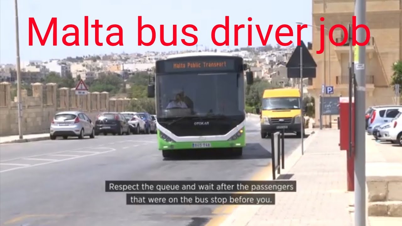 Malta bus driver job online free visa 