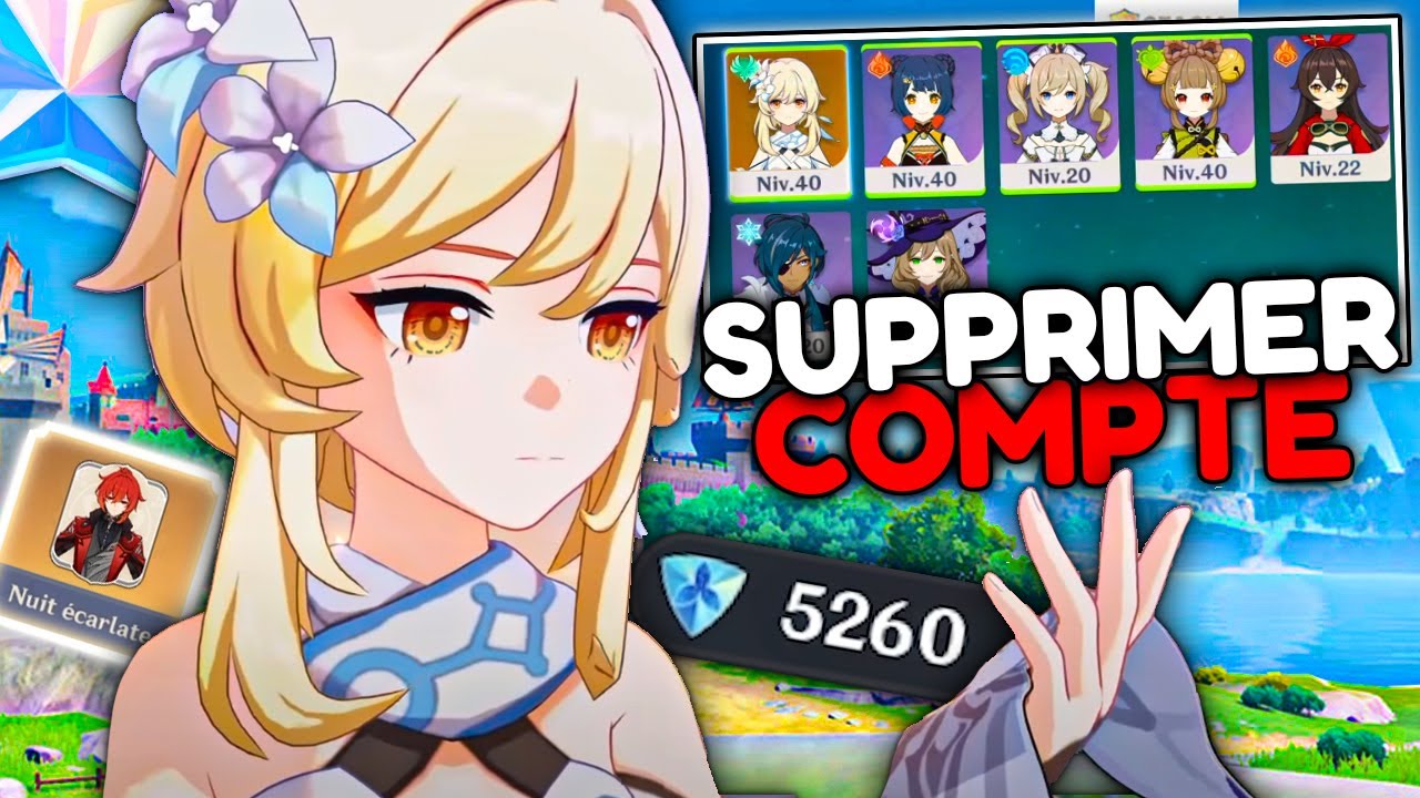 J'ai supprimer mon Compte Genshin Impact F2P et je suis dégouté !